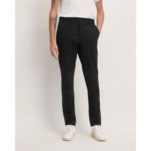 Everlane Mens The Performance Chino Uniform Athletic Fit Black 35x28